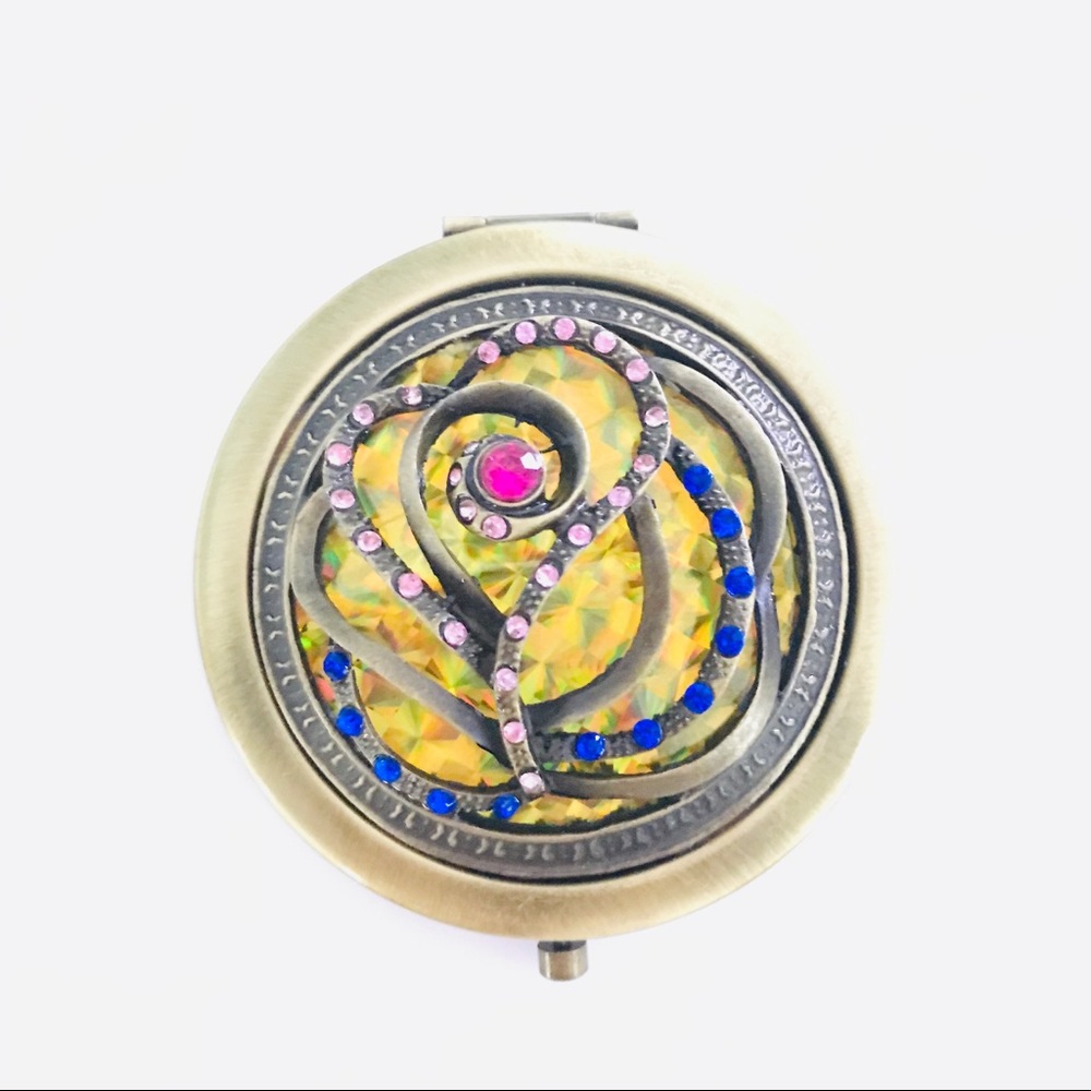 Compact purse mirror